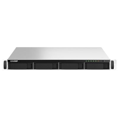 NAS QNAP TS-464U-8G 4HD 3,5''/2,5''SATA6>NO HD<1U RACK-2P X 2.5GBE-4P USB-8GB RAM (NON ESPANDIB.)-QUADCORE CEL. 4-CORE- GAR.2 ANNI