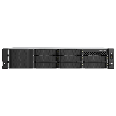 NAS QNAP TS-855EU-RP-8G 8HD 3,5''/2,5''SATA6>NO HD<2U RACK-2P X 2.5GBE -4P USB-8GB DDR4 SO DIMM,8-CORE ATOM C5125