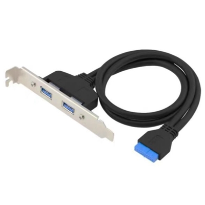 ADATTATORE USB3.0 CONCEPTRONIC EMRICK11B DA 19PIN F A DOPPIA USB-A F