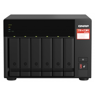 NAS QNAP TS-673A-8G 6HD 3,5''/2,5''SATA6>NO HD<2P 2.5GBE 4P USB-8GB DDR4 -AMD RYZEN V1000 2.2GHZ -GAR.2 ANNI