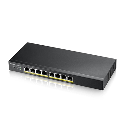 SWITCH ZYXEL GS1915-8EP-EU0101F 8P GIGABIT POE-NEBULAFLEX - (EROG.POE FINO 60W)-SUPP.IPV6,VLAN - DESIGN SENZA VENTOLE, DESKTOP