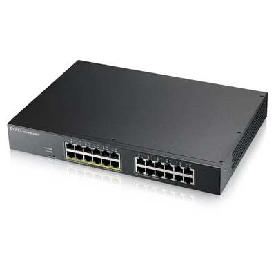 SWITCH ZYXEL GS1915-24EP-EU0101F 24P GIGA POE (FINO 130W)-NEBULAFLEX - SUPPORTO IPV6, VLAN - DESIGN SENZA VENTOLE, DESKTOP