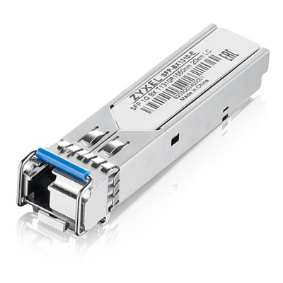 TRANSCEIVER ZYXEL SFP-BX1310-E-ZZBD01F SFP BIDIREZIONALE (TX1310/RX1550) FINO A 20KM, CONNETTORE LC - PACK 10PZ