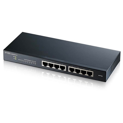 SWITCH 8P LAN GIGABIT ZYXEL GS1900-8-EU0101F/GS1900-8-EU0102F WEB MANAGED -SUPP.IPV6,VLAN -GARANZIA A VITA