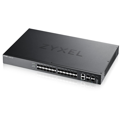 SWITCH 24P GIGABIT +2P 10GBE MG+4P 10 GIGABIT SFP+ ZYXEL XGS2220-30F-EU0101F LAYER 3 LITE STACKABLE - RACK FINO:31/03