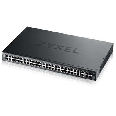 SWITCH 48P GIGABIT +2P 10GBE MG+4P 10 GIGABIT SFP+ ZYXEL XGS2220-54-EU0101F LAYER 3 LITE STACKABLE - RACK FINO:31/03