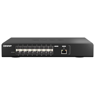 SWITCH QNAP QSW-M5216-1T FIBER MANAGED 16P 25GBE SFP28-1P 10GBE RJ45