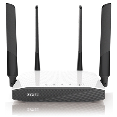 WIRELESS AC ROUTER ZYXEL NBG6604-EU0101F AC 1200MBPS 4P LAN -1P WAN - DUAL BAND