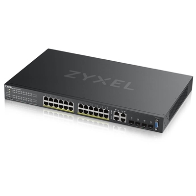 SWITCH 28P LAN GIGABIT ZYXEL GS2220-28HP-EU0101F44P GIGABIT POE+4P DUAL PERSONALITY GIGA - SUPP. IPV6 RACK -