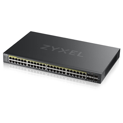 SWITCH 44P LAN GIGABIT POE +4P DUAL PERS.+2 SLOT SFP+ ZYXEL GS2220-50HP-EU0101F NEBULAFLEX-IPV6-DESKTOP/RACK-INCL.SERV.NEB.CLOUD