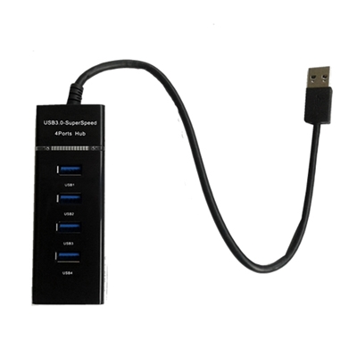 HUB USB3.0 4P ENCORE EN-303 AUTOALIMENTATO CON LED