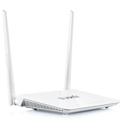 WIRELESS ROUTER ''N''ADSL2+ TENDA D301 300M 1P USB, 4P 10/100, 1P RJ11DSL - SUPP. IPTV 2 ANTENNE FISSE - GARANZIA 3 ANNI