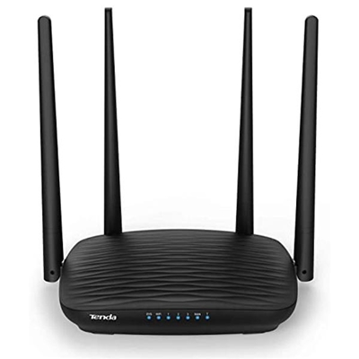 WIRELESS AC1200 ROUTER DUAL BAND TENDA AC5 5GHZX867MBPS/2.4GHZX300MBPS -1P WAN 10/100+3P 10/100-4ANT. - GARANZIA 3 ANNI