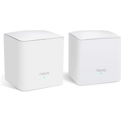 WIRELESS ROUTER AC1200 HOME MESH TENDA NOVA MW5G(2-PACK) DUALBAND -2P ETHERNET - BIANCO