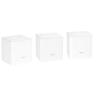 WIRELESS ROUTER AC1200 HOME MESH TENDA NOVA MW3(3 PACK) DUALBAND -2P ETHERNET 2 ANT.INT.