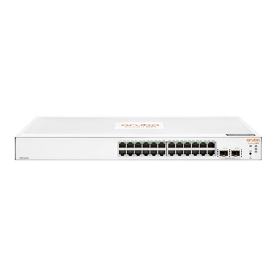 SWITCH ARUBA ISTANT ON JL812A 1830-24G MANAGED 24X10/100/100 + 2XSFP 1GBE GARANZIA A VITA FINO:07/02