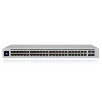 SWITCH 48P POE LAN GIGABIT UBIQUITI USW-48-POE GEN2 210W DI CUI 4P SFP