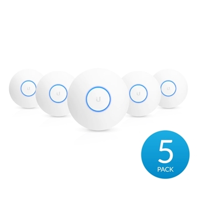 WIRELESS ACCESS POINT UBIQUITI UNIFI UAP-AC-LITE-5 DUALBAND 2.4GHZ/300M 5GHZ/867M 802.11/B/G/N (5 PACK) NON INCL. POE