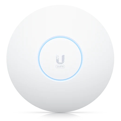 WIRELESS ACCESS POINT WI-FI 6 UBIQUITI UNIFI U6-ENTERPRISE 4800 MBIT/S, 537 MBIT/S, 4800 MBIT/S,1P RJ45 DA 2.5GBE, 600 UTENTI