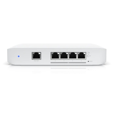 SWITCH 5P LAN GIGABIT UBIQUITI USW-FLEX-XG L2 4P 10GBE RJ45 + 1P GBE 802.3AT POE+ RJ45.