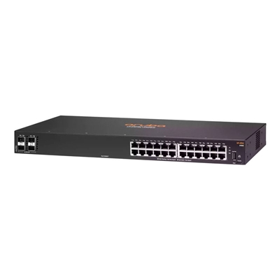 SWITCH HPE JL678A ARUBA 6100 24 PORTE 10/100/1000 + 4X 1GB/10GB SFP+ GAR A VITA FINO:07/02