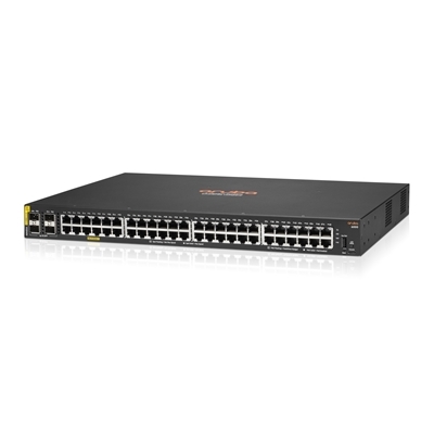 SWITCH R8N85A ARUBA CX 6000 48 X 10/100/1000G CLASS4 (POE 370W) + 4 X 1GB SFP GARANZIA A VITA LIMITATA FINO:07/02