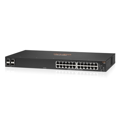 SWITCH R8N88A ARUBA CX 6000 24 X 10/100/1000 + 4 X 1GB SFP GARANZIA A VITA LIMITATA FINO:07/02