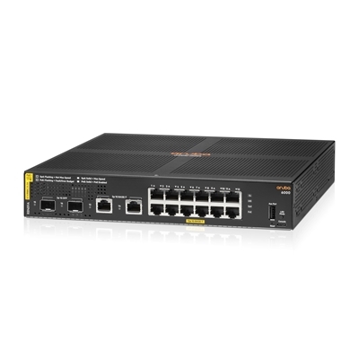 SWITCH R8N89A ARUBACX 6000 12 X 10/100/1000 CLASS4 (POE 139W) + 2 X 1GB BASET + 2 X 1GB SFP GARANZIA A VITA LIMITATA FINO:07/02