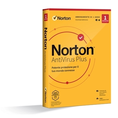 NORTON BOX ANTIVIRUS PLUS --1 DISPOSITIVO (21429118) - 2GB BACKUP FINO:26/01