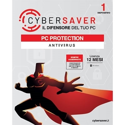 CYBERSAVER BOX - PC PROTECTION - ANTIVIRUS 1PC (CSPP12AV1B) FINO:31/01