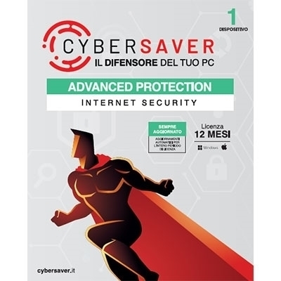 CYBERSAVER BOX - ADVANCED PROTECTION - INTERNET SECURITY 1PC (CSAP12IS1B) FINO:31/01