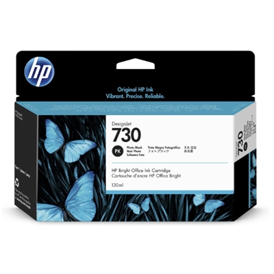 CARTUCCIA HP 730 P2V67A NERO FOTOGRAFICO DESIGNJET 130ML ADATTA A DESIGNJET, T1600, T1700, T2600