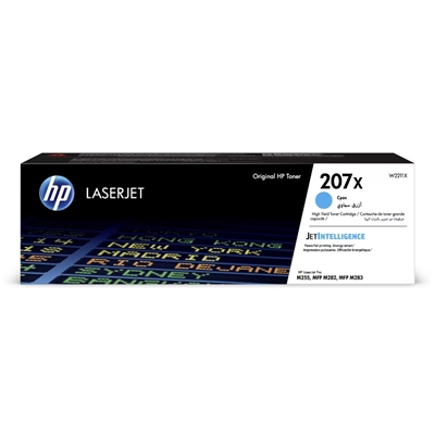 TONER HP 207X W2211X CIANO 2.450PG LASERJET