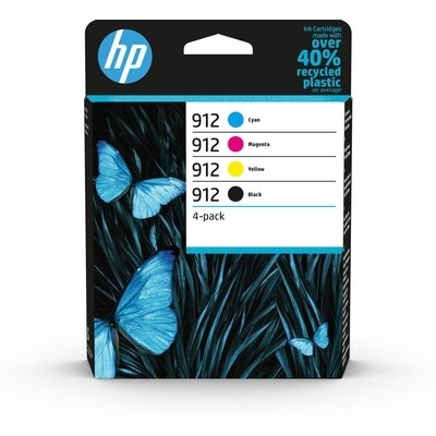 CARTUCCIA HP 912 MULTIPACK 6ZC74AE NERO+3COLORI B/C/M/Y MVS