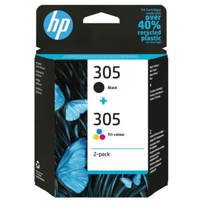 CARTUCCIA HP 305 MULTIPACK 6ZD17AE NERO+COLORE 120+100PG