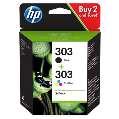 CARTUCCIA HP 303 MULTIPACK 3YM92AE NERO+COLORE 200+165PG