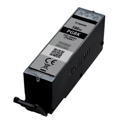 CARTUCCIA CANON PGI-580XL PGBK NERO 18,5ML 2024C001 X TS6350/TS6351 TS6350A/TS6351A TS8350/TS8351 TS8350A/TS8351A/TS705