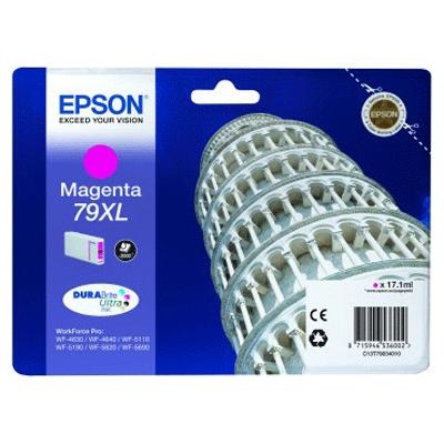 CARTUCCIA EPSON 79XL ''TORRE DI PISA'' C13T79034010 MAGENTA 2.000PG X WORKFORCE PRO WF-5110DW, WF-5190DW WF-5620DWF, WF-5690DWF