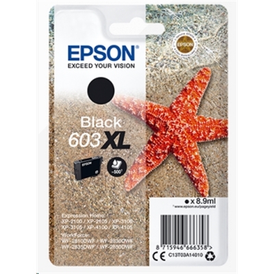 CARTUCCIA EPSON 603XL ''STELLA MARINA'' C13T03A14010 NERO X XP-2100/XP-3100/XP-4100 - WF-2810DWF/WF-2830DWF/WF-2850DWF