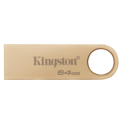 FLASH DRIVE USB3.2 64GB KINGSTON DTSE9G3/64GB ULTRA SLIM METAL CASE GOLD READ:220MB/S