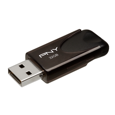 FLASH DRIVE USB 2.0 32GB PNY ATTACHÉ 4 FD32GATT4-EF NERO