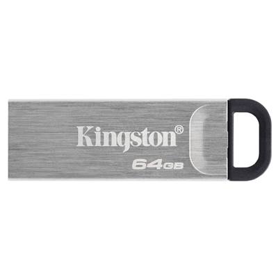 FLASH DRIVE USB3.0 64GB KINGSTON DTKN/64GB KYSON METAL CASE SILVER