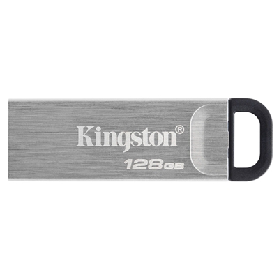 FLASH DRIVE USB3.0 128GB KINGSTON DTKN/128GB KYSON METAL CASE SILVER