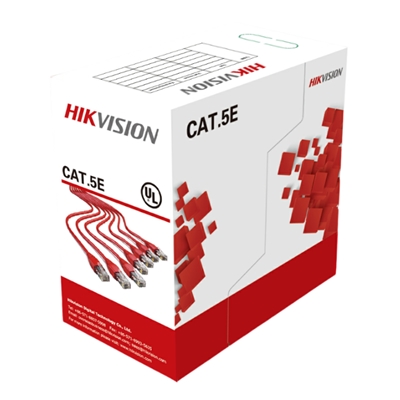 CAVO RETE IN MATASSA 305MT CAT.5E UTP HIKVISION DS-1LN5E-S GRIGIO - DIAM:0.5MM, SOLID COPPER,CM RAME