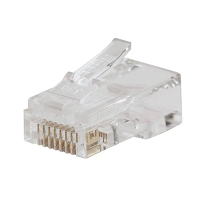 CONNETTORE RJ45 CAT.6 HIKVISION DS-1M02 PLACATO ORO, POLICARB.-UL94V-2 BOX 100PCS