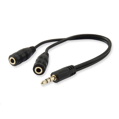 CAVO AUDIO SDOPPIATO EQUIP 147941 M/2X F - 130MM EAN: 4015867204924