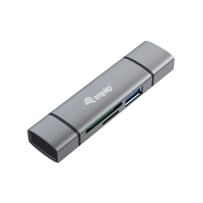 LETTORE DI SCHEDE EQUIP 245460 COM HUB USB3.0 ALL IN ONE OTG - EAN: 4015867227237