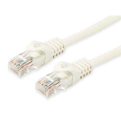 CAVO RETE CAT.6A U/UTP BIANCO NON SCHERMATO 0.5MT EQUIP 603001 CONNETT.RJ45 - EAN:4015867206560