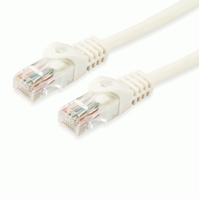 CAVO RETE CAT.6A U/UTP BIANCO NON SCHERMATO 1,0MT EQUIP 603002 CONNETT.RJ45 - EAN:4015867206577