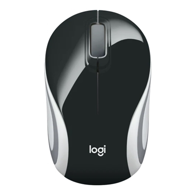 MOUSE LOGITECH RETAIL M187 MINI WIRELESS OTTICO BLACK USB P/N 910-002731